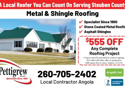 Pettigrew Roofing LLC HP-MS.10.25