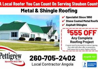 Pettigrew Roofing LLC HP-MS.4.26
