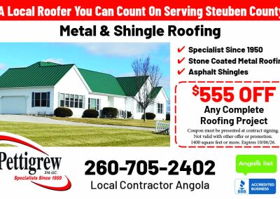 Pettigrew Roofing LLC HP-MS.0926